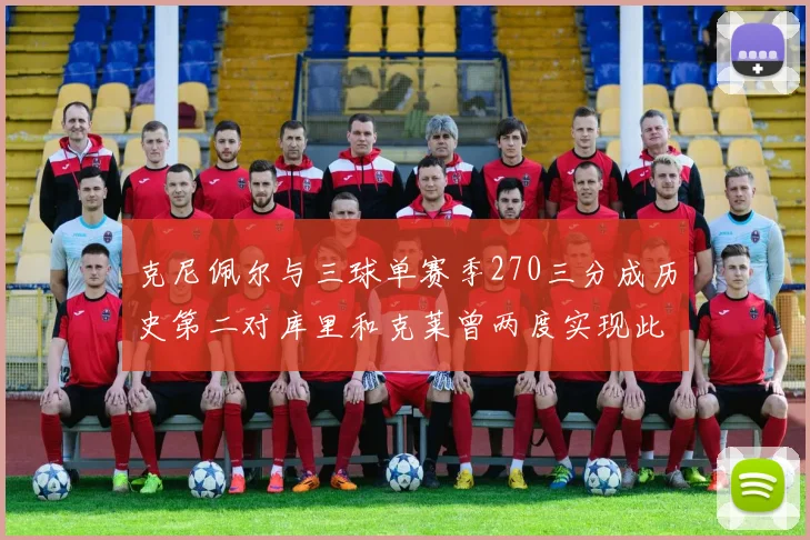 克尼佩尔与三球单赛季270三分成历史第二对库里和克莱曾两度实现此壮举